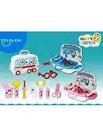 Ігровий набір Доктор HAPPY DOCTOR (Синій) Валіза на колесах