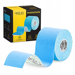Стрічка кінезіологічна (кінезіотейп) 4FIZJO 5 см x 5 м 4FJ0538 Sky Blue Poland