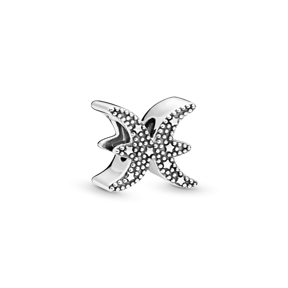 Срібна намистина Пандора    "Знак зодіаку Риби" 798426C01