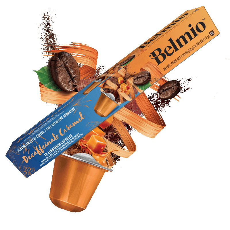 Кава в капсулах Belmio Decaffeinato Caramel формату Nespresso, фото 1