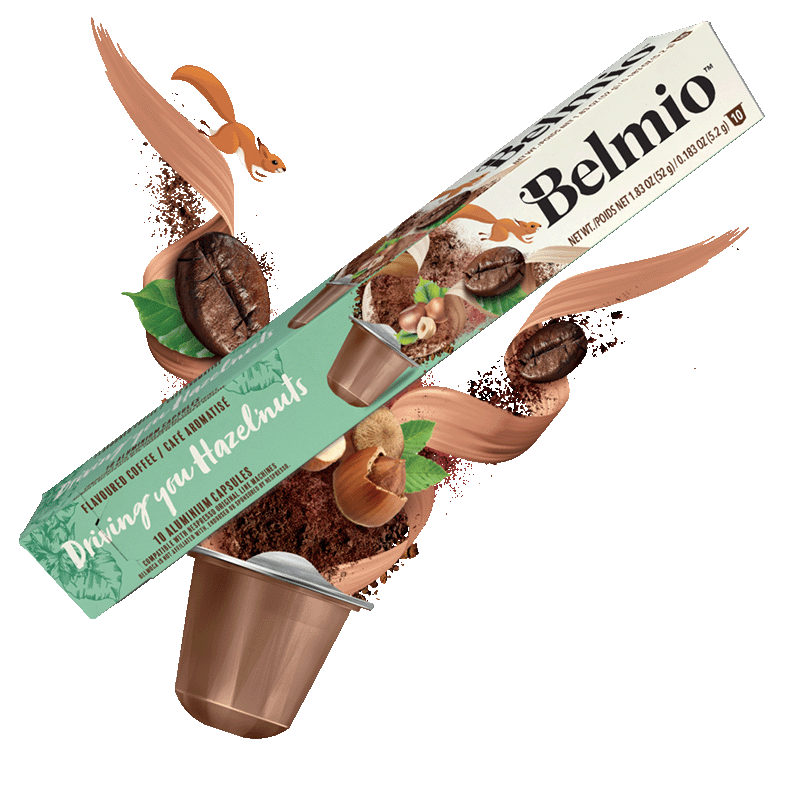 Кава в капсулах Belmio Driving you Hazel'nuts формату Nespresso, фото 1