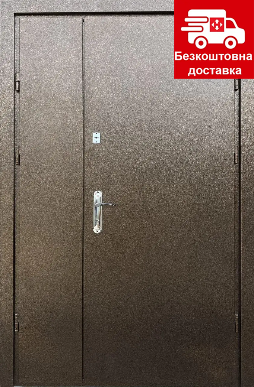 Двері вхідні Redfort 1200 Метал/Метал з притвором вулиця серія Стандарт +