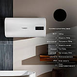 Водонагрівач електричний Thermo Alliance 80 л плаский горизонтальний, мокрий ТЕН 2 кВт (0,8+1,2) DT80H20G(PD), фото 3