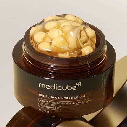 Освітлювальний капсульний крем з вітаміном С Medicube Deep Vita C Capsule Cream, 55 г, фото 3