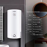 Водонагрівач електричний Thermo Alliance 50 л SLIM вертикальний, мокрий ТЕН 1,5 кВт D50V15Q1, фото 3