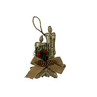 31055 C Елочна іграшка свічки 17 см 1 шт. у наб