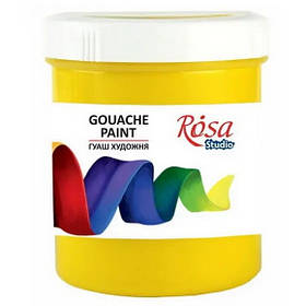 Гуаш "ROSA Studio" жовта світла 100мл.