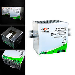 Блок живлення Biom Professional DC12 240W BPD-240-12 20A під DIN-рейку