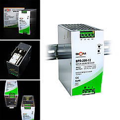 Блок живлення Biom Professional DC12 200W BPD-12 16,7A під DIN-рейку