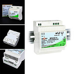 Блок живлення Biom Professional DC12 60W BPD-12 5A під DIN-рейку