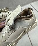 Дитячі стилькі кросівки кеди Jong Golg vans 34-37 бежеві, фото 6