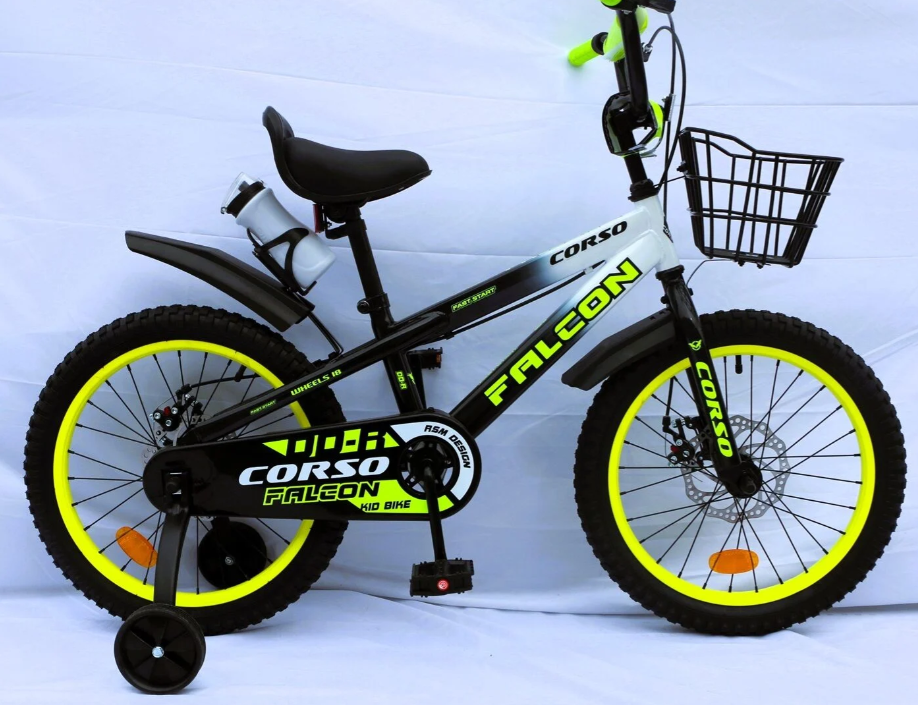 Велосипед 2-х колісний 16" "Corso Falcon" FL-16220 (1) сталева рама, дискові гальма