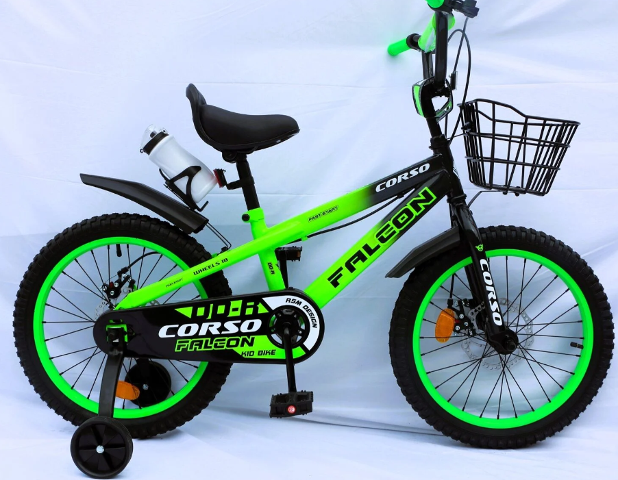 Велосипед 2-х колісний 16" "Corso Falcon" FL-16090 (1) сталева рама, дискові гальма