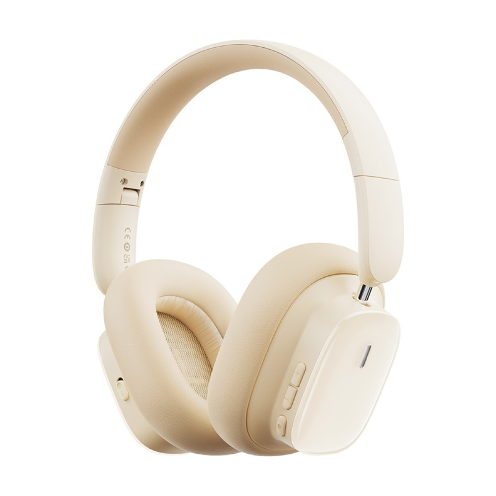 Бездротові Baseus Bowie H1i Noise - Cancellation Wireless Headphones Бежевий