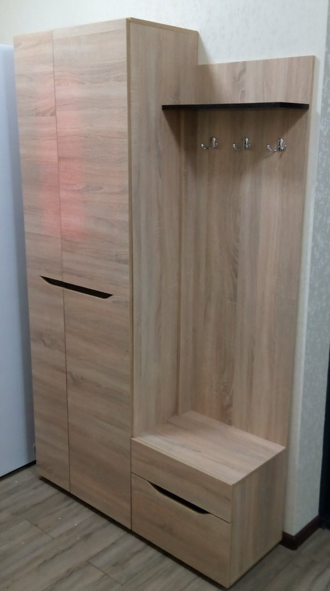 Передпокій Аякс з шафою дуб сонома 115х37.6х200 см, фото 1