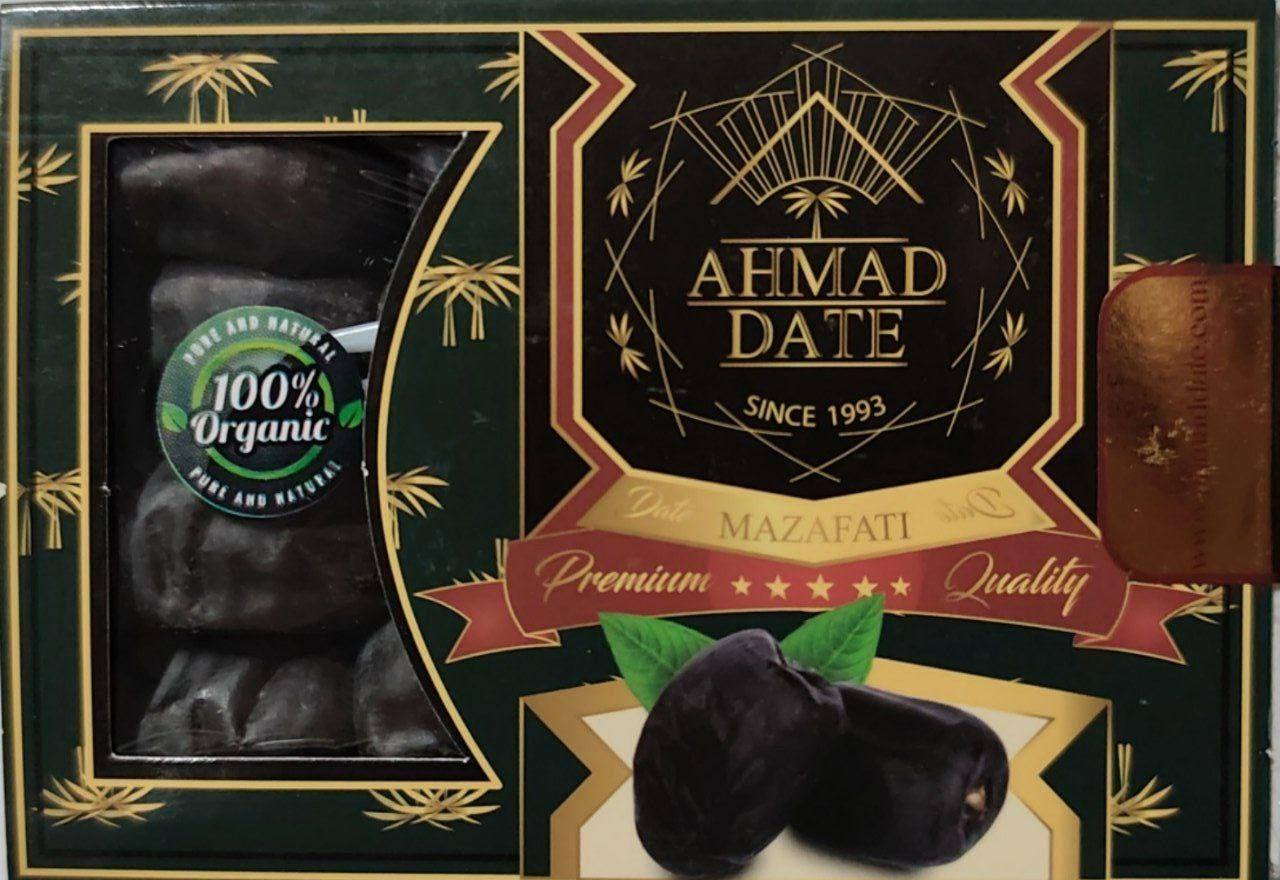Фінік Мазафаті Mazafati 250г Ahmad date, фініки в коробці натуральні без цукру, Іран