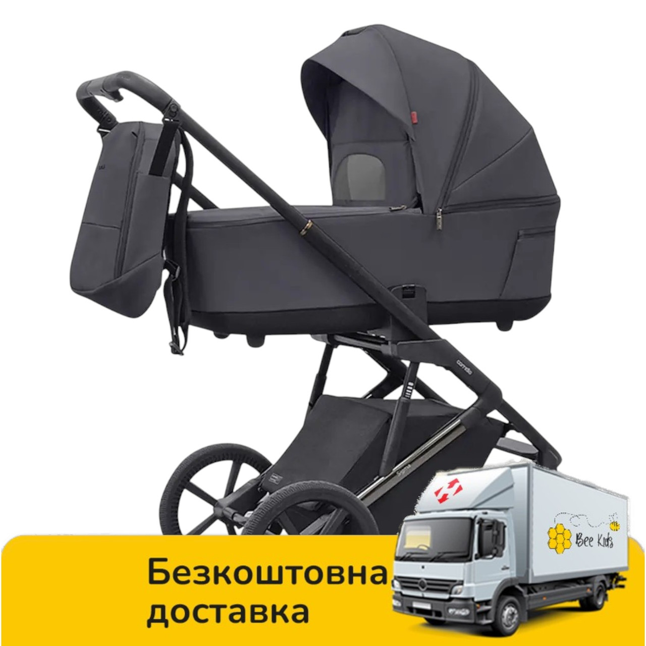 Коляска універсальна 2в1 CARRELLO Sigma CRL-6523 Club Grey Сіра, фото 1