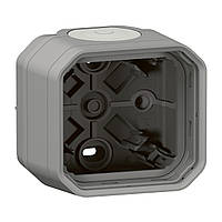 Коробка накладна 1-постова, Legrand PLEXO IP55 сірий (069651L)