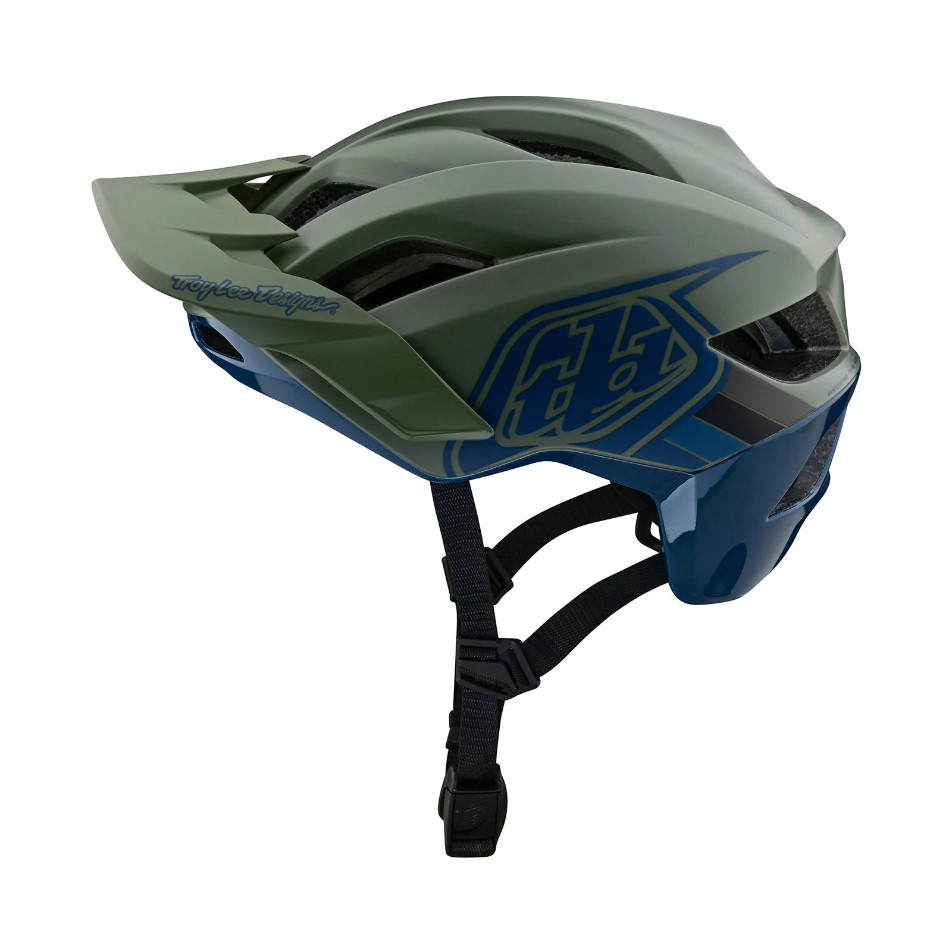 Вело шлем TLD Flowline SE HELMET BADGE [OLIVE/INDIGO] XL/2X