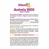 Вітаміни жувальні для дорослих Vitamin'22 Acerola 1000 maxi format eco 64 шт Мультивітамінний комплекс, фото 3