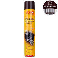 Полироль для пластика и винила VOIN 750 мл LEATHER INTERIOR (Кожаный салон)