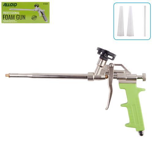 Alloid. Пистолет для монтажной пены GF-0501 с тефлоновым покрытием держателя, фото 1