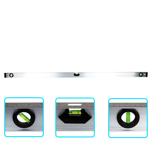 Alloid. Уровень строительный 150см, 3 капсулы 2 ручки, фото 1