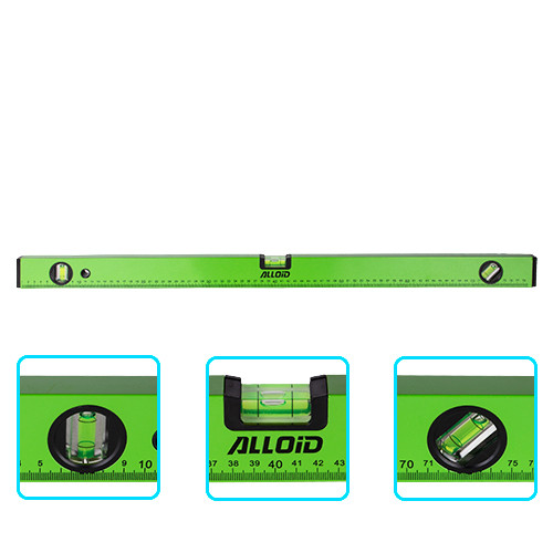 Alloid. Уровень строительный 80см, 3 капсулы, фото 1