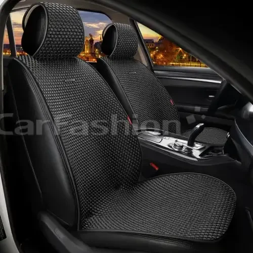 Накидки на передній ряд CarFashion, модель Kant, чорний