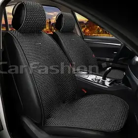 Накидки на передній ряд CarFashion, модель Kant, чорний