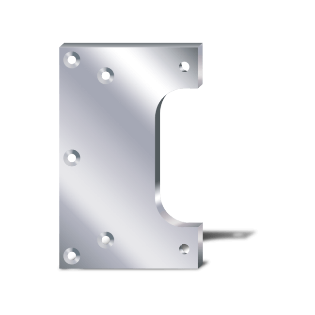 Монтажна пластина CEMOM для завіси W1078 та 80A (шт.), фото 1