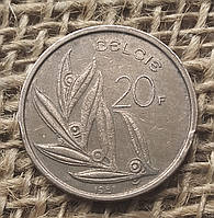 20 франкiв 1981 року. Бельгiя