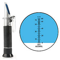 Рефрактомометр ATC RZ116 для спирту 0-80% vol спиртометр (001436)