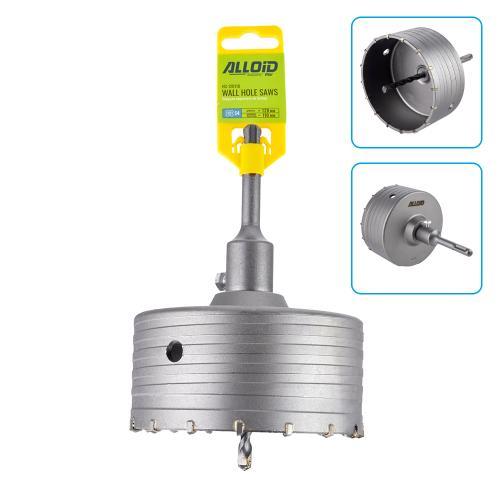 Alloid. Свердло корончасте для бетону 120 мм з SDS Plus адаптером 110 мм, фото 1