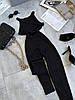 Жіночий комбінезон тканина щільний та якісний рубчик, фото 2