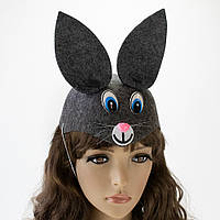 Капелюшок Зайчик (сірий)