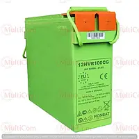 21-02-002. Акумулятор тяговий 100 Аh, AGM, Monbat, тонкий, зелений
