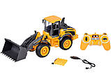 Бульдозер VOLVO з дистанційним керуванням Жовтий RC0690, фото 4