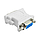 Перехідник DVI-I (тато) 24+5/VGA (тато), Відеоадаптер DVI-I VGA, Роз'єм DVI-I VGA перехідник, фото 5
