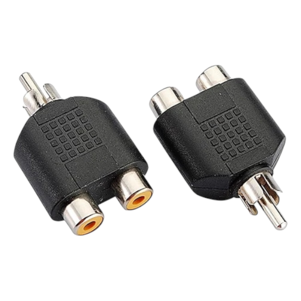 Перехідник RCA на 2 RCA