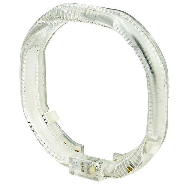 Ангельські очі квадратні DriveX LR-2SQ Lens 2.5" для автомобільних лінз