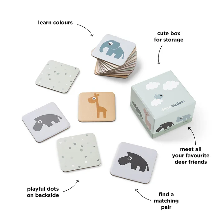 Done by Deer - Гра «Пам'ять» Deer Friends Мікс кольорів