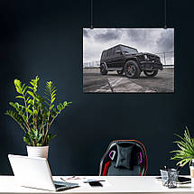 Плакат "Мерседес Гелендваген, Гелік, Mercedes-Benz Gelandewagen, G-Wagen", 43×60см, фото 4