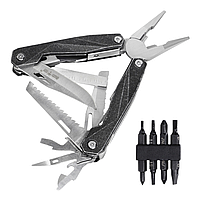 Мультитул + біти Grand Way 2021 (22 в 1) 17 см + чохол, Мультитул 22 в 1, Мультитул з бітами та чохлом
