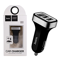 Автомобільний зарядний пристрій Hoco Z3 (2 USB/3,1) чорний, автомобильний зарядний пристрій