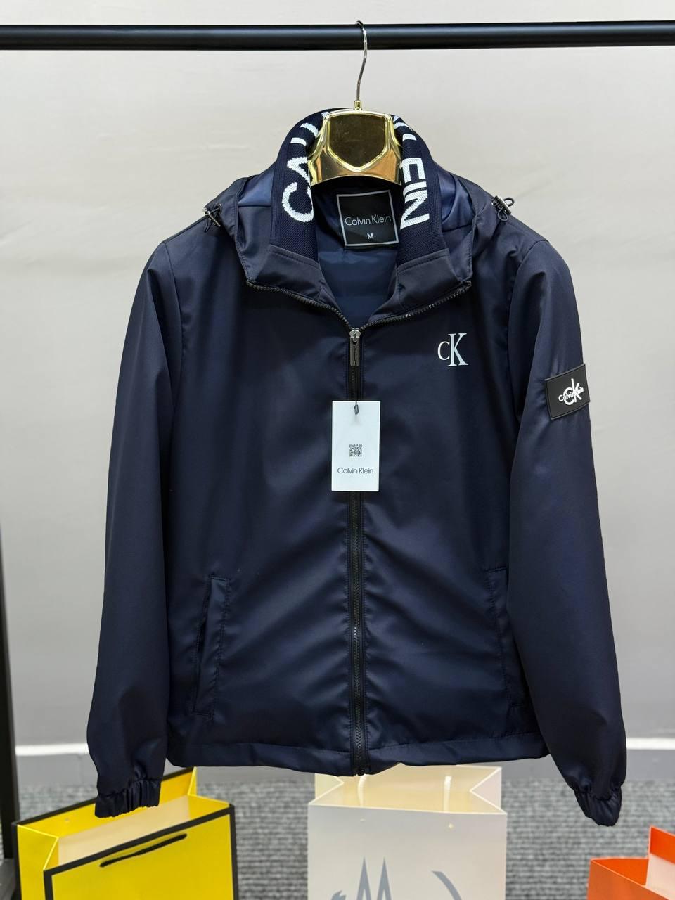 Чоловіча куртка вітровка CALVIN KLEIN CK9159 синя