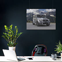 Плакат "Мерседес Гелендваген, Гелік, Mercedes-Benz Gelandewagen, G-Wagen", 43×60см, фото 4