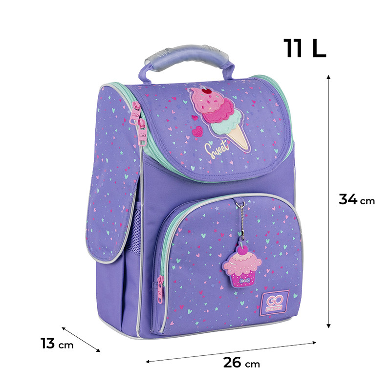 Рюкзак GoPack Education каркасний GO25-5001S-2 Summer Ice Cream