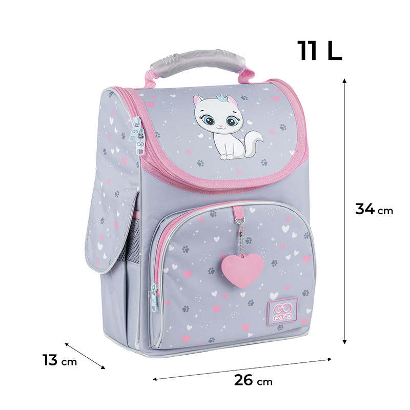 Рюкзак GoPack Education каркасний GO25-5001S-3 Kitten Princess