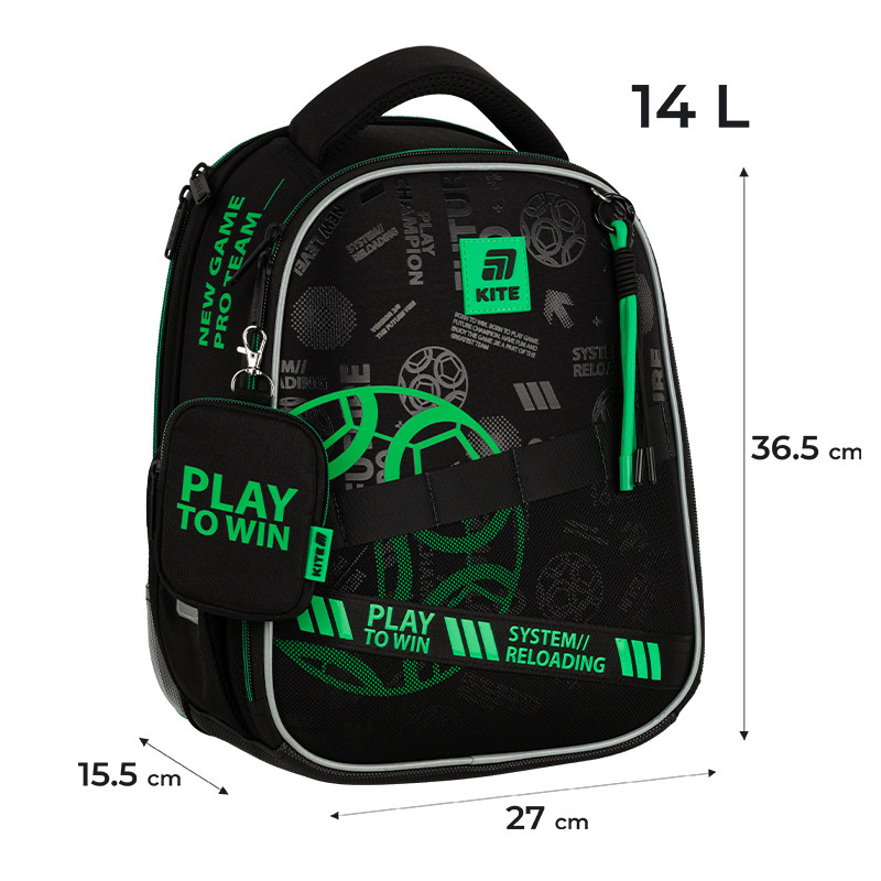 Рюкзак Kite Education каркасний K25-555S-2 Play&Win